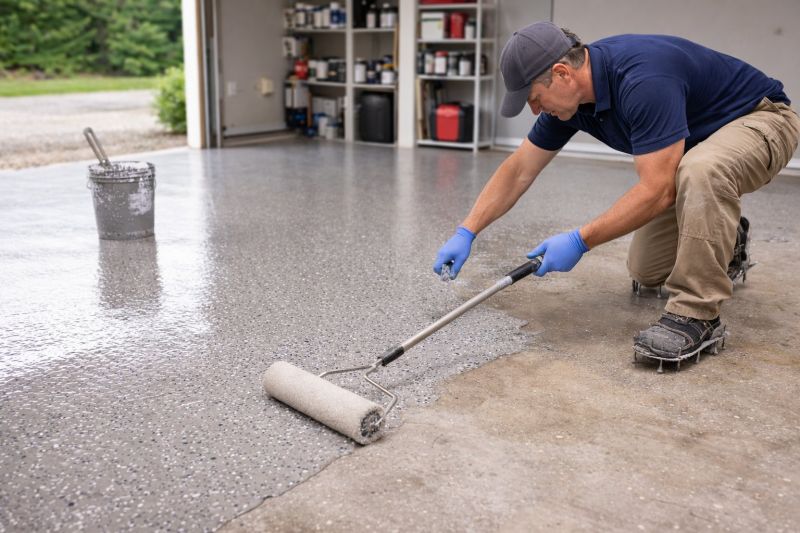 Basement Floor Epoxy Service in Greensboro, NC