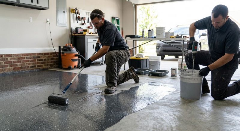 Metallic Epoxy Service in Greenville, SC