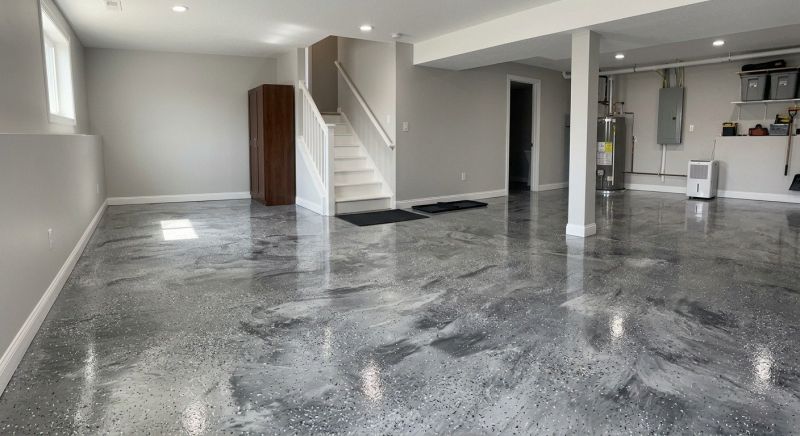 Basement Floor Epoxy Service in Fairfax, VA
