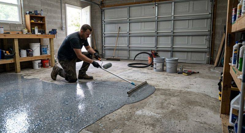 Garage Concrete Coating in Alexandria, VA