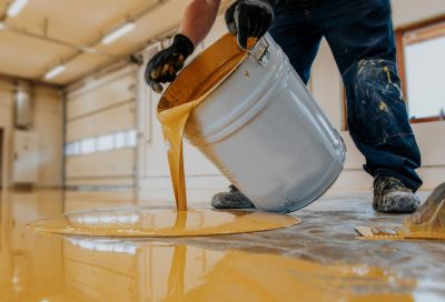 Garage Floor Epoxy Installation in Winston Salem, NC