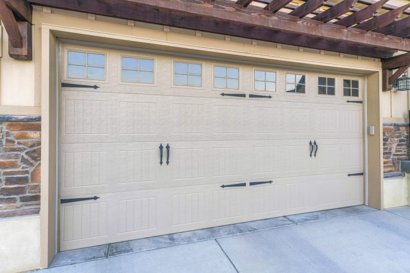 Garage with Custom Doors