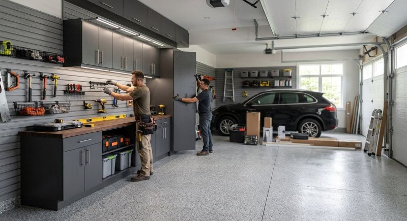 Wood Garage Installation in Naples, FL