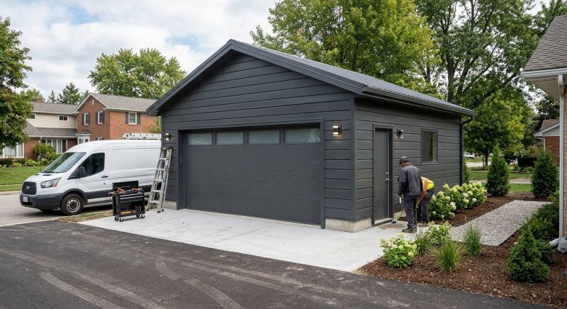 Wood Garage Installation in South Houston, TX